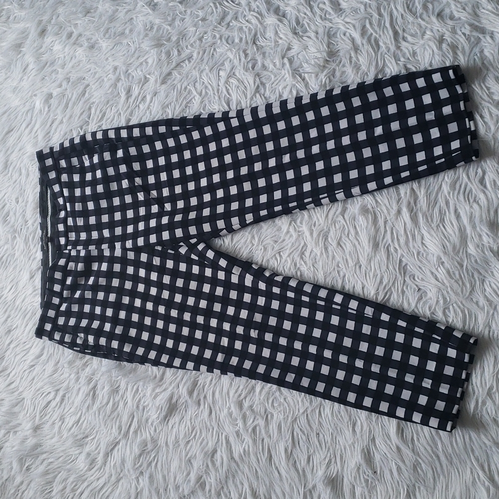 Banana Republic gingham ankle pants